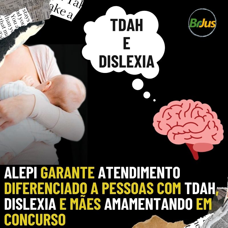 Alepi garante atendimento diferenciado a pessoas com TDAH, Dislexia e mães amamentando em concurso