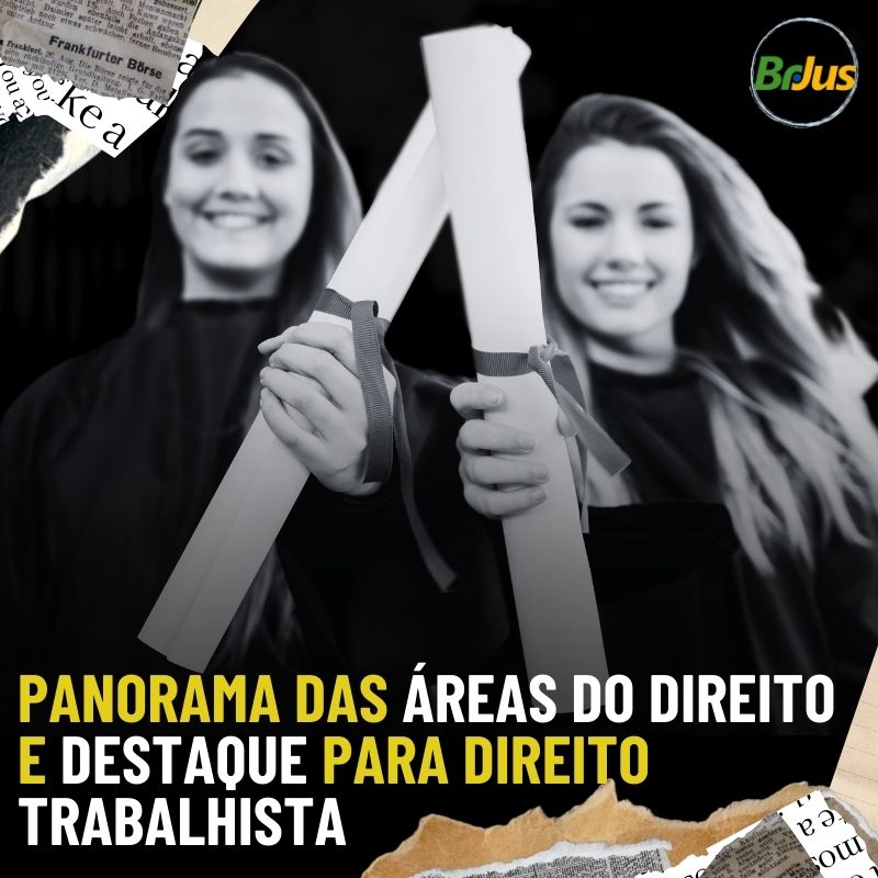 Panorama das áreas do direito e destaque para direito trabalhista 