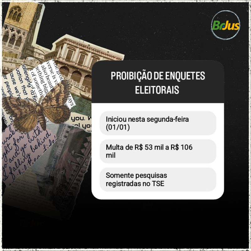 Proibição de enquetes eleitorais sem registro no TSE estabelece sanções financeiras 