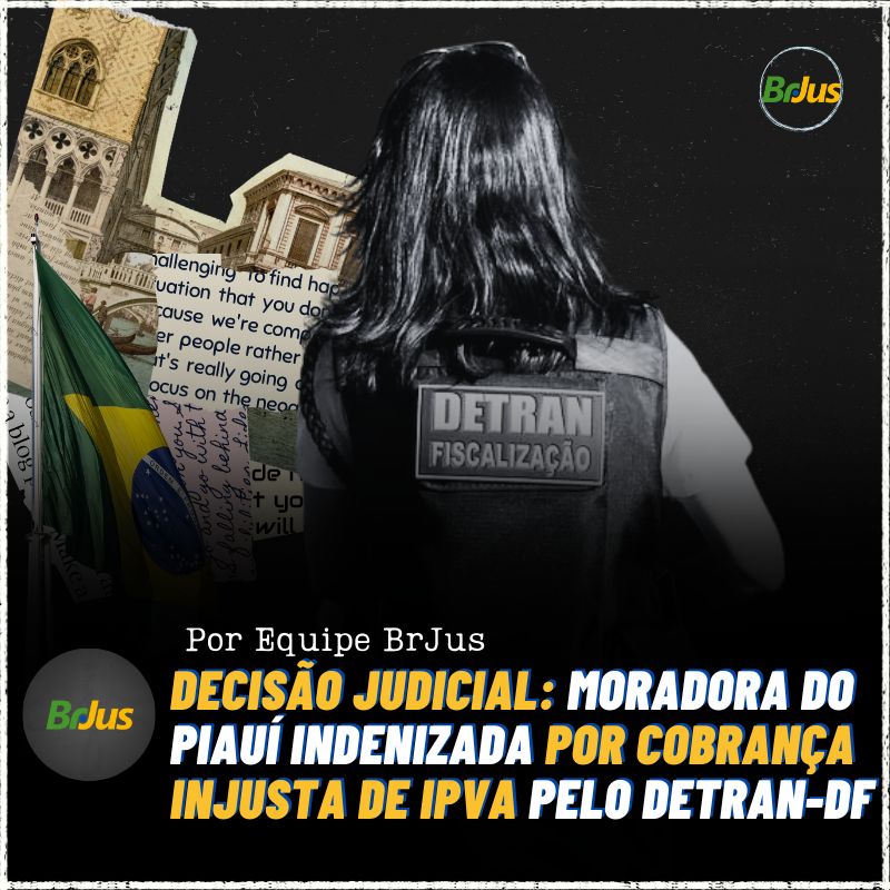 Decisão judicial: Moradora do Piauí indenizada por cobrança injusta de IPVA pelo Detran-DF