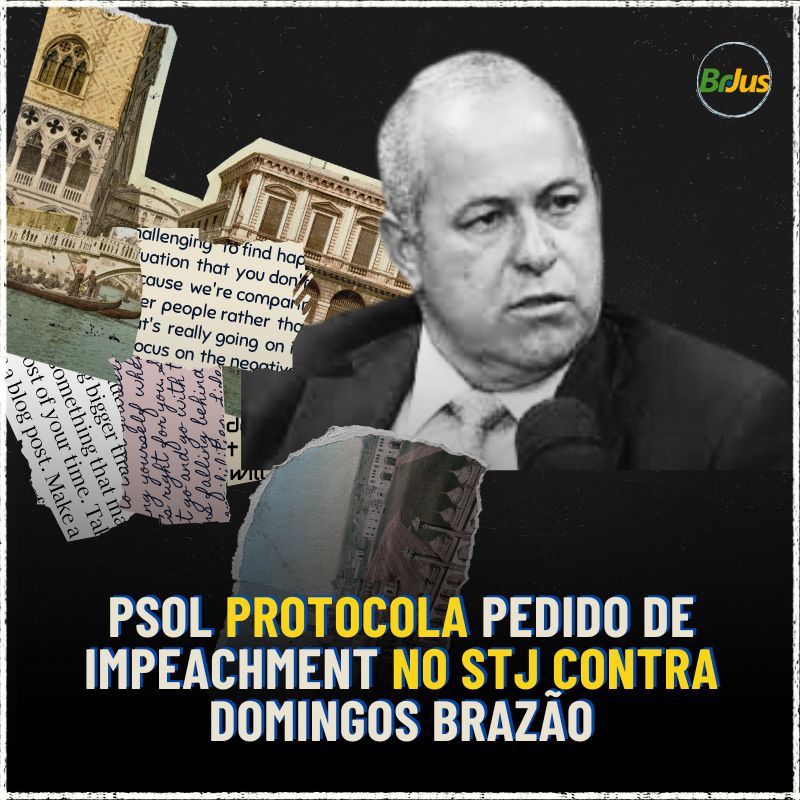 Psol protocola pedido de impeachment no STJ contra conselheiro do TCE-RJ Domingos Brazão