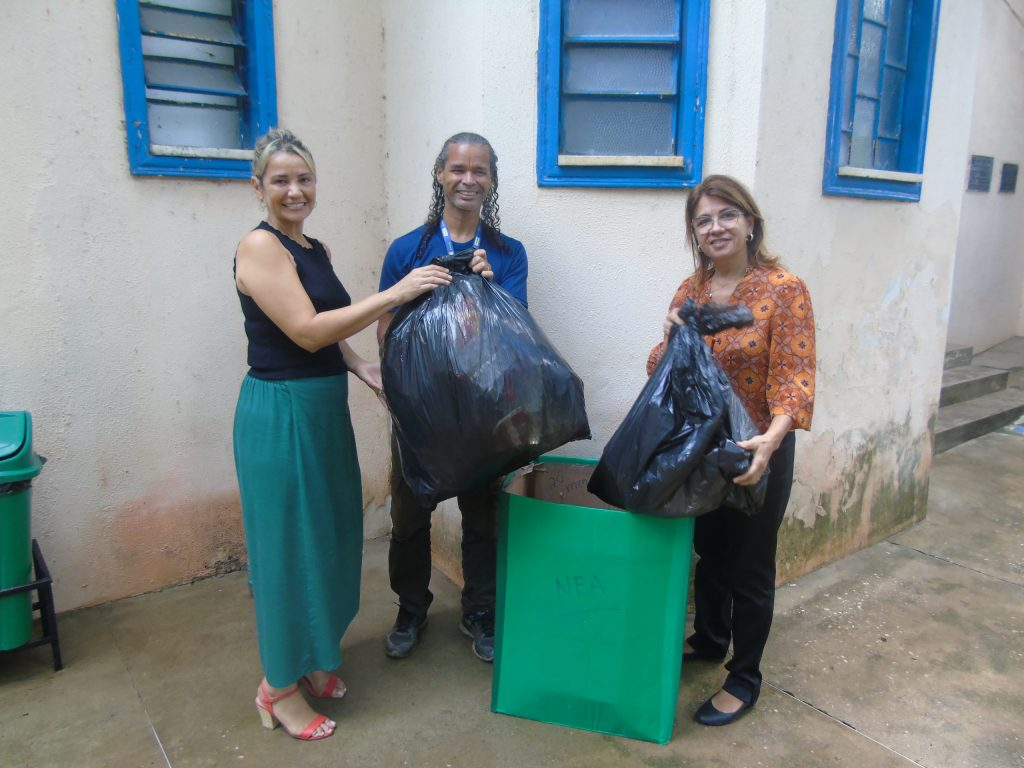 Sustentabilidade: SEMPLAN entrega embalagens para produção de mudas no viveiro da SEMAM