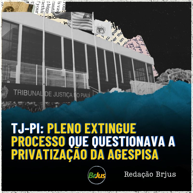 TJ-PI: PLENO EXTINGUE PROCESSO QUE QUESTIONAVA A PRIVATIZAÇÃO DA AGESPISA