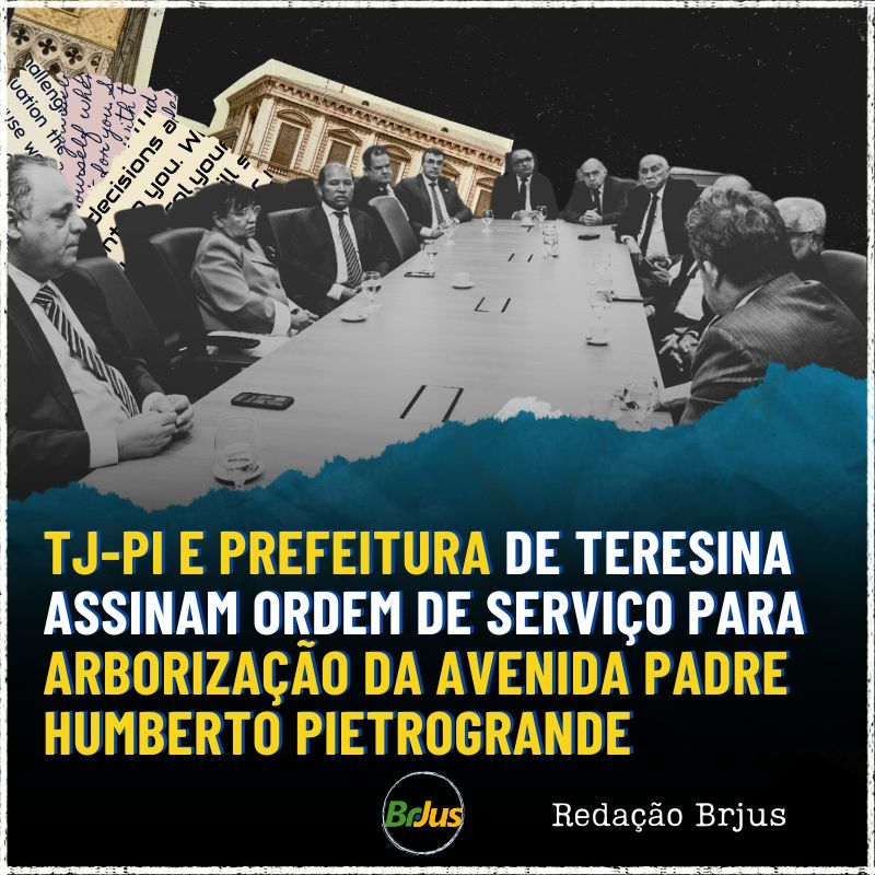 TJ-PI e Prefeitura de Teresina assinam ordem de serviço para arborização da Avenida Padre Humberto Pietrogrande