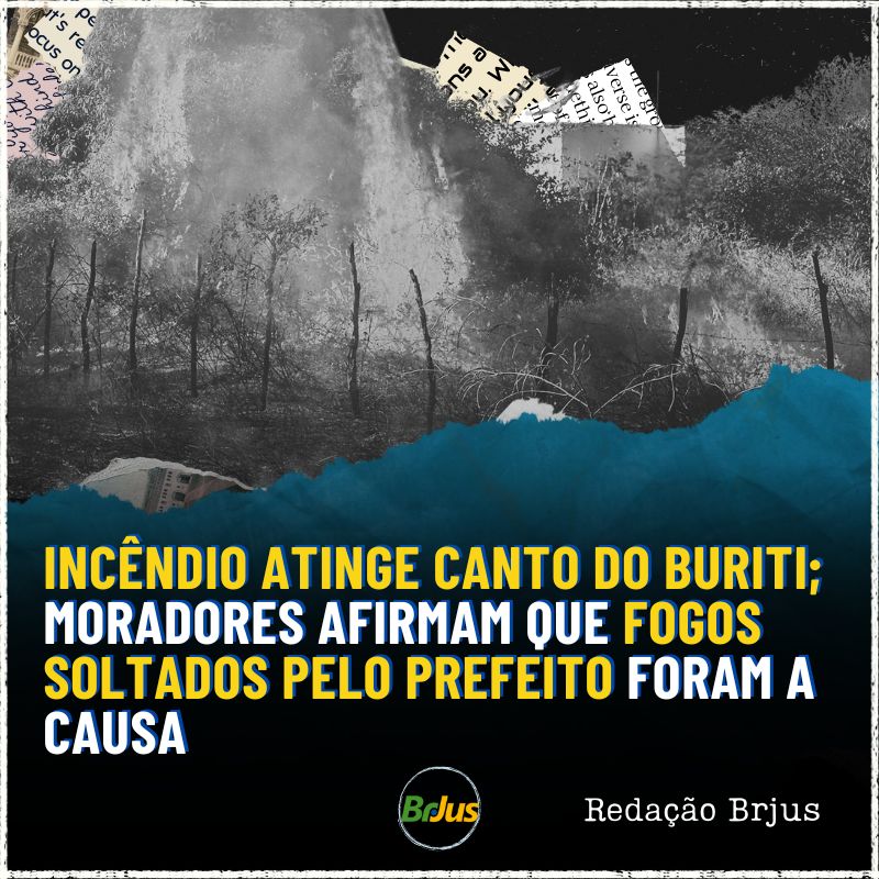 Incêndio atinge Canto do Buriti; moradores afirmam que fogos soltados pelo prefeito foram a causa