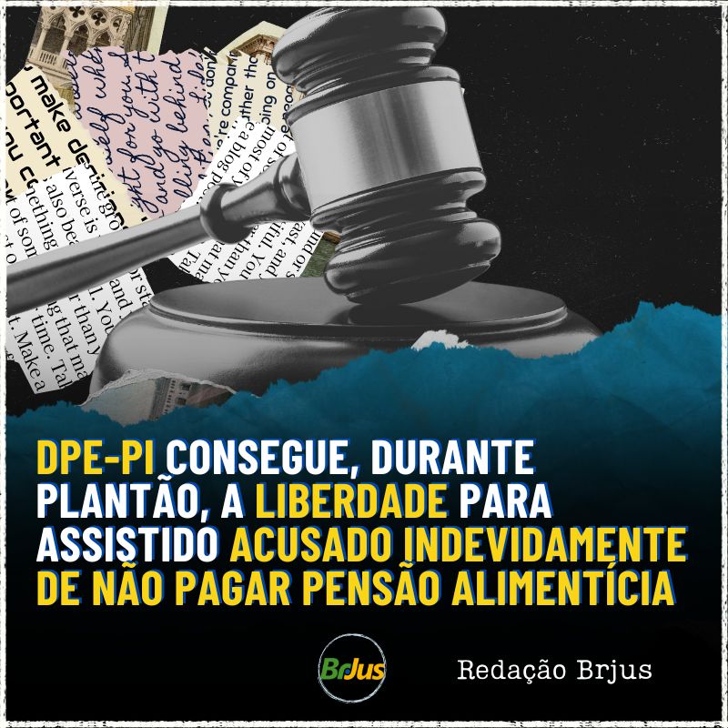 DPE-PI CONSEGUE, DURANTE PLANTÃO, A LIBERDADE PARA ASSISTIDO ACUSADO INDEVIDAMENTE DE NÃO PAGAR PENSÃO ALIMENTÍCIA