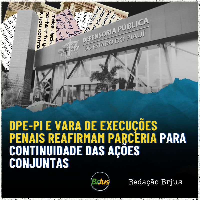 DPE-PI e Vara de Execuções Penais reafirmam parceria para continuidade das ações conjuntas