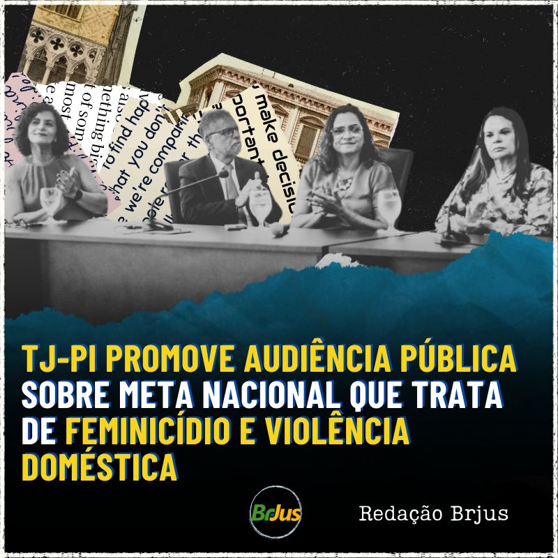 TJ-PI promove audiência pública sobre meta nacional que trata de feminicídio e violência doméstica