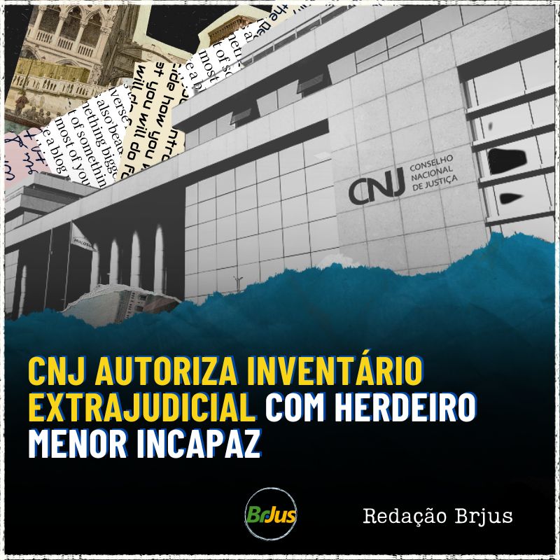 CNJ autoriza inventário extrajudicial com herdeiro menor incapaz