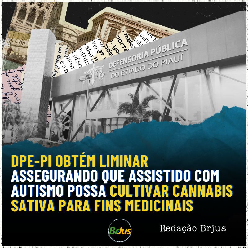 DPE-PI obtém liminar assegurando que assistido com autismo possa cultivar Cannabis sativa para fins medicinais