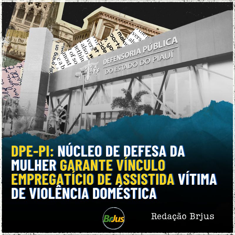 DPE-PI: NÚCLEO DE DEFESA DA MULHER GARANTE VÍNCULO EMPREGATÍCIO DE ASSISTIDA VÍTIMA DE VIOLÊNCIA DOMÉSTICA