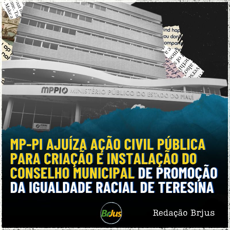 MP-PI ajuíza ação civil pública para criação e instalação do Conselho Municipal de Promoção da Igualdade Racial de Teresina