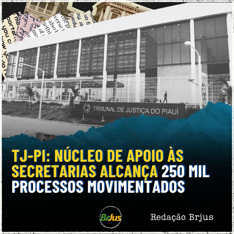 TJ-PI: Núcleo de Apoio às Secretarias alcança 250 mil processos movimentados