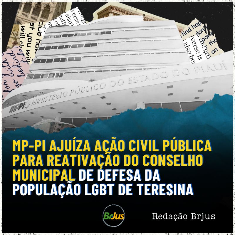 MP-PI ajuíza Ação Civil Pública para reativação do Conselho Municipal de Defesa da População LGBT de Teresina