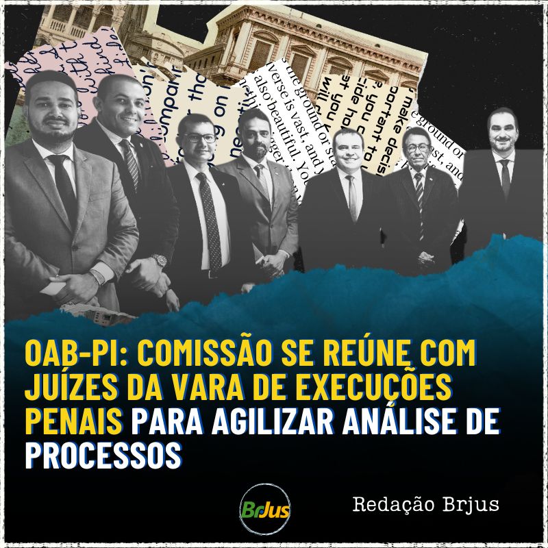 OAB-PI: Comissão se reúne com juízes da Vara de Execuções Penais para agilizar análise de processos