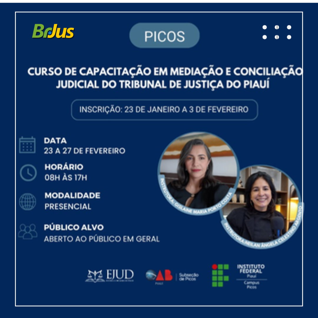 EJUD promove capacitação em mediação judicial para servidores e público externo
