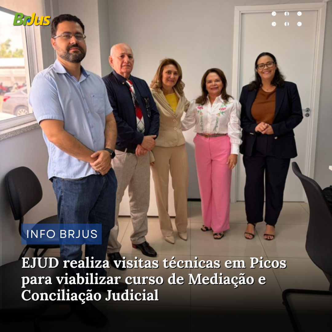 EJUD realiza visitas técnicas em Picos para viabilizar curso de Mediação e Conciliação Judicial