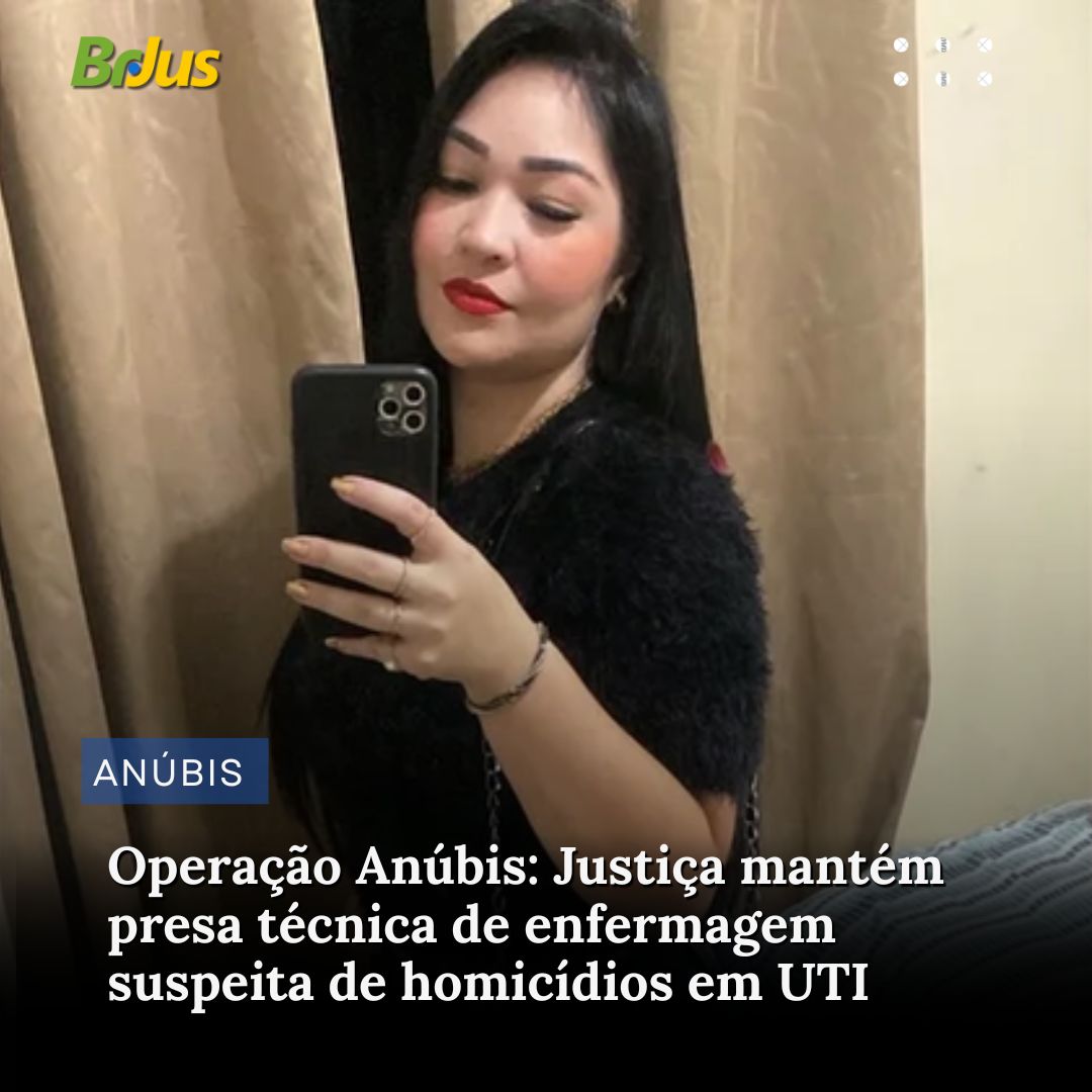 Operação Anúbis: Justiça mantém presa técnica de enfermagem suspeita de homicídios em UTI Operação Anúbis: Justiça mantém presa técnica de enfermagem suspeita de homicídios em UTI