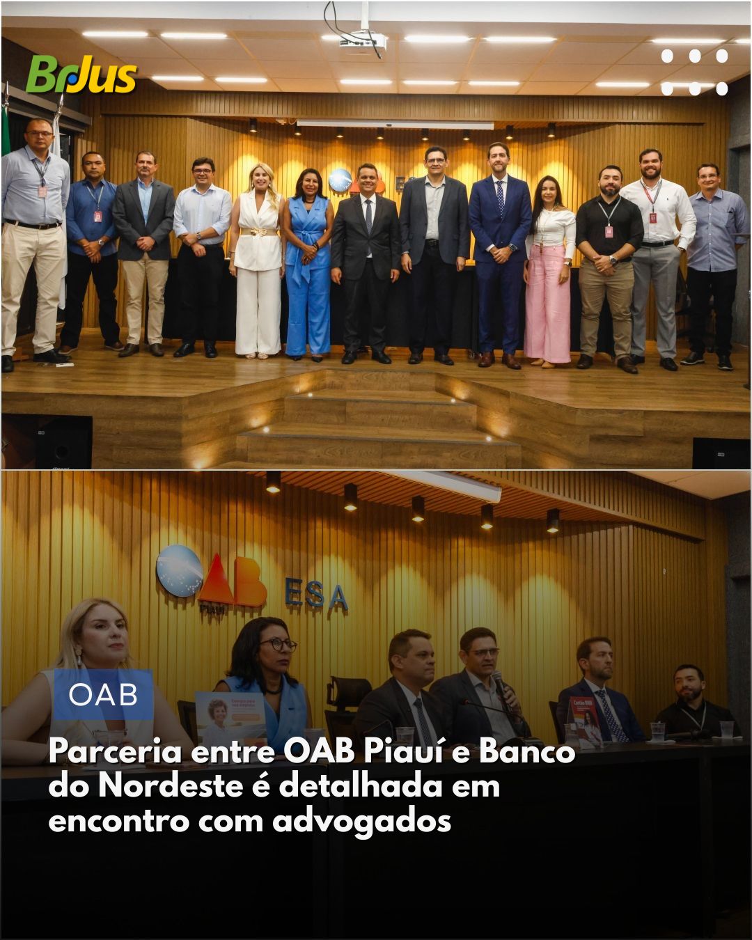 Parceria entre OAB Piauí e Banco do Nordeste é detalhada em encontro com advogados