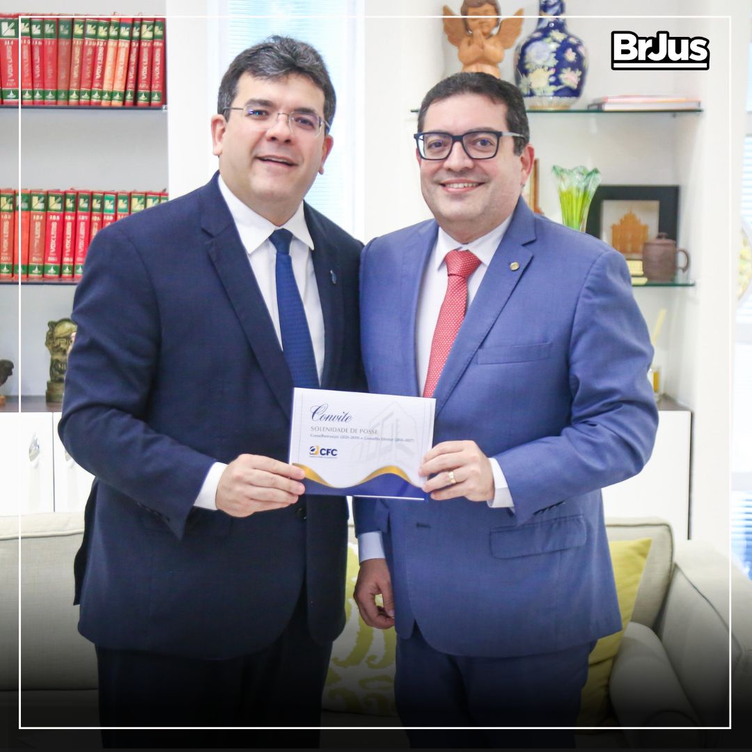 Governador Rafael Fonteles confirma presença na posse do piauiense Joaquim Bezerra como presidente do CFC, em Brasília