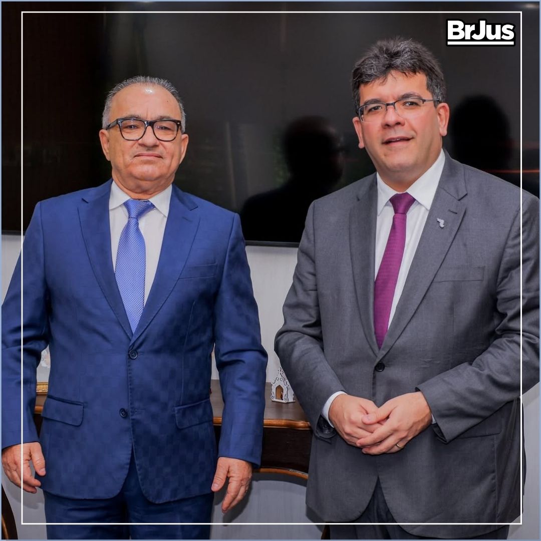 Encontro entre Rafael Fonteles e o Des. Aderson Nogueira reforça cooperação entre Governo e Judiciário no Piauí
