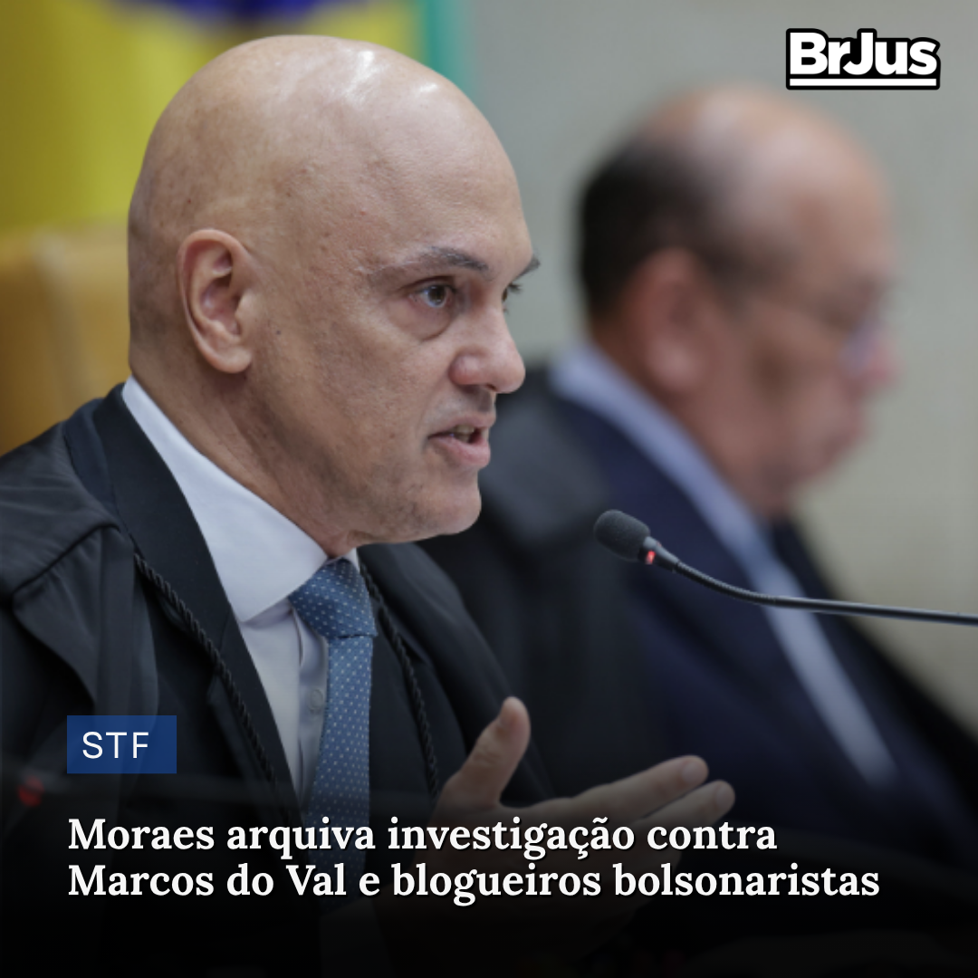 Moraes arquiva investigação contra Marcos do Val e blogueiros bolsonaristas Moraes arquiva investigação contra Marcos do Val e blogueiros bolsonaristas